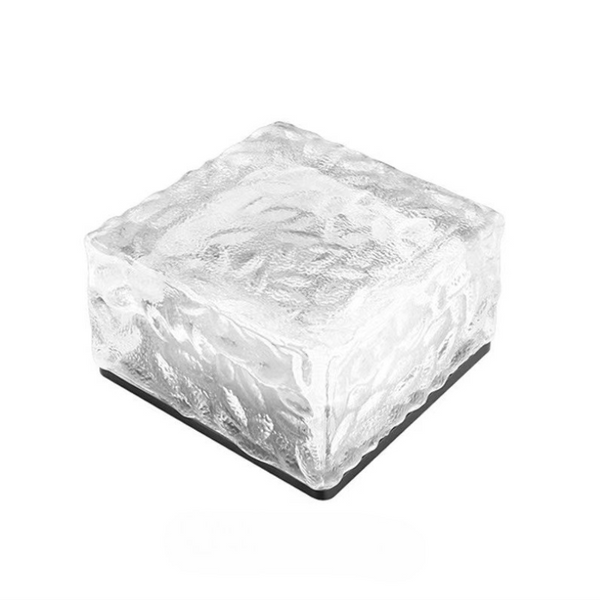 Solar powered  ice brick  waterproof wireless lawn lamp