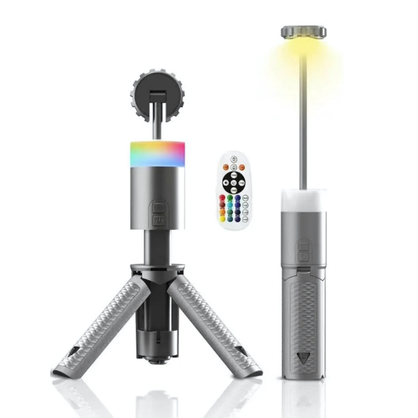 Telescopic camping lanternl